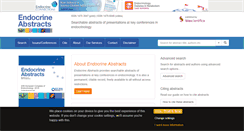 Desktop Screenshot of endocrine-abstracts.org