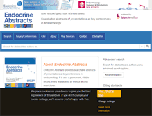 Tablet Screenshot of endocrine-abstracts.org